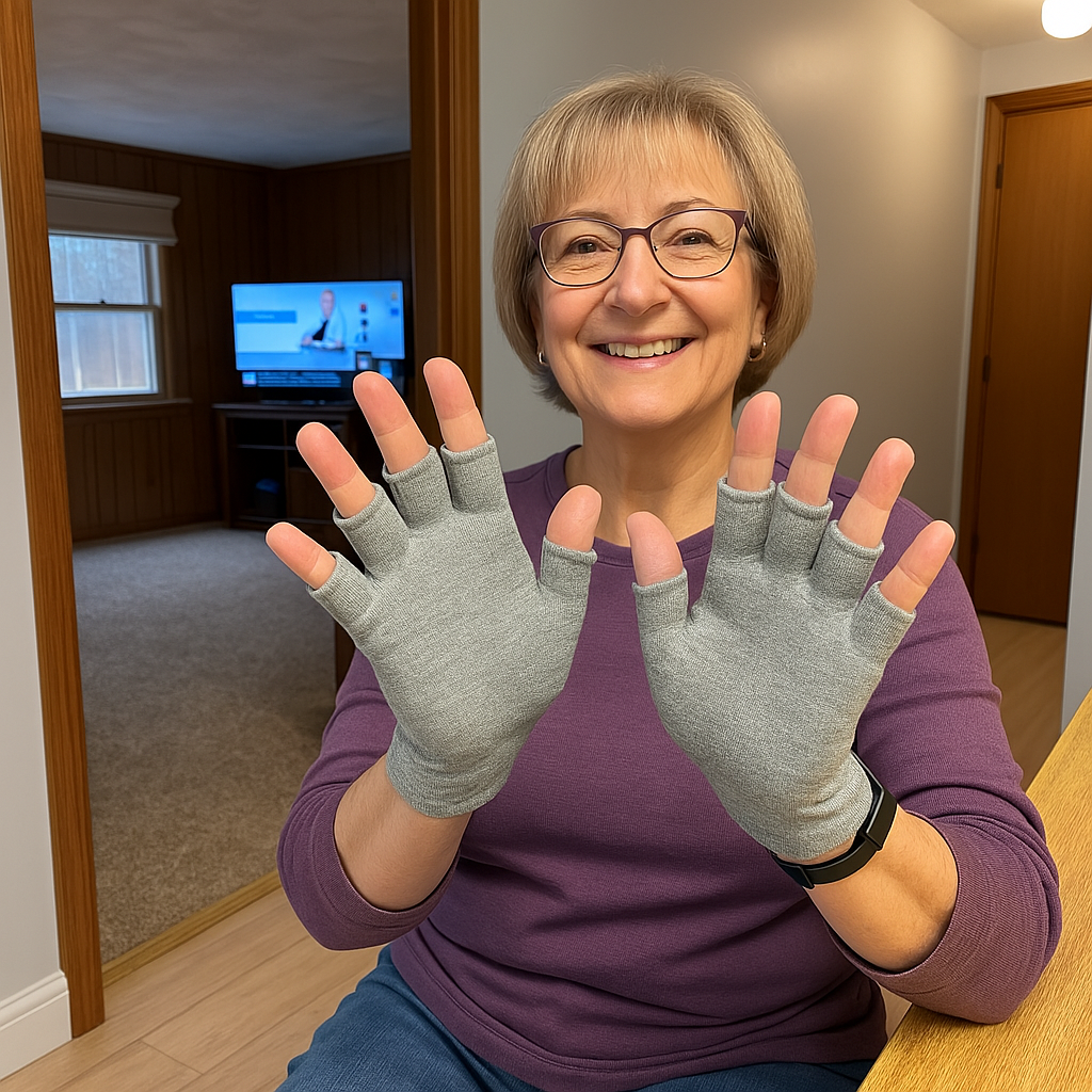 Calmpress Instant Relieve Bamboo Compression Gloves